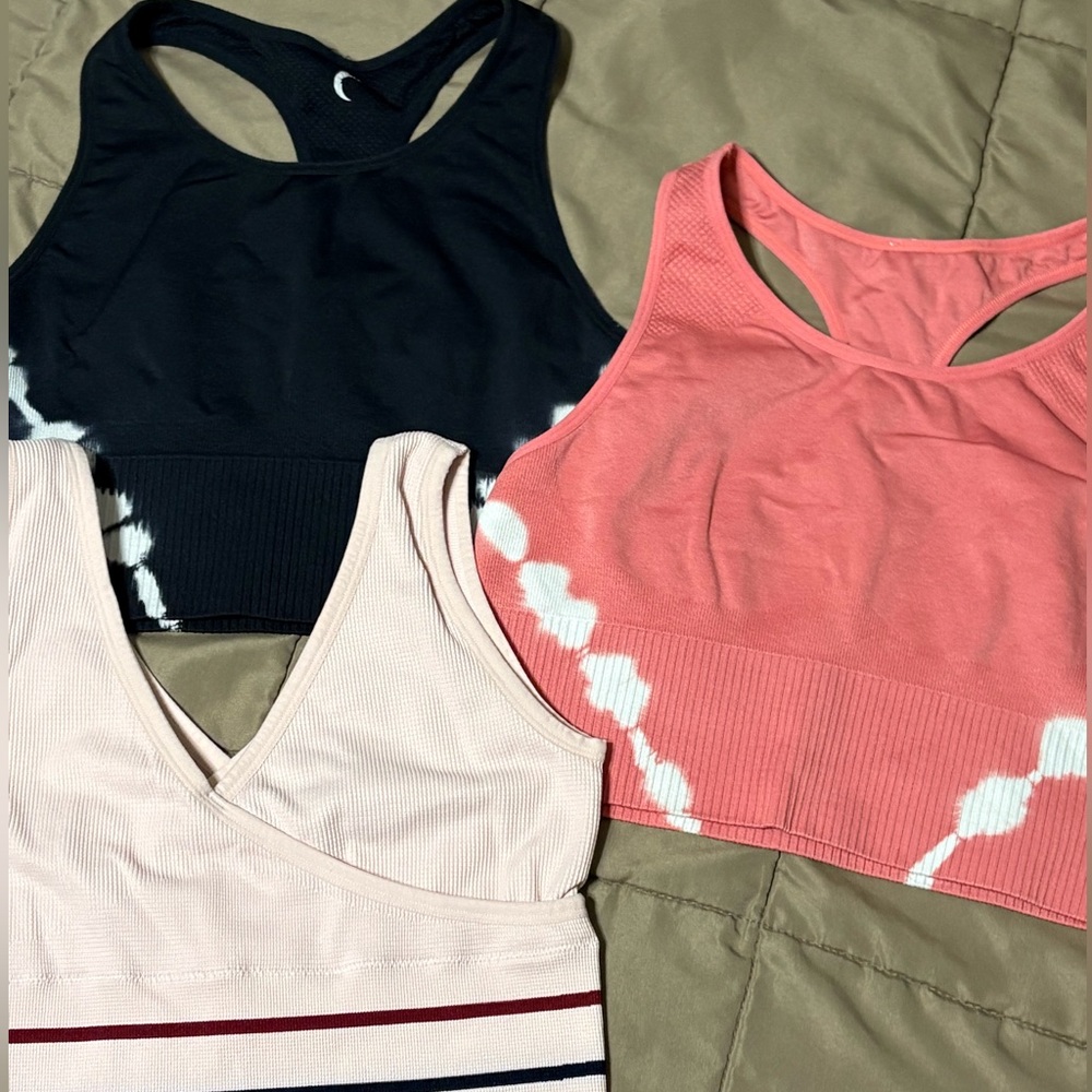 Lot of 3 zyia workout tanks